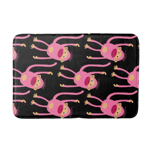 かわいい小さなサル バスマット (正面)