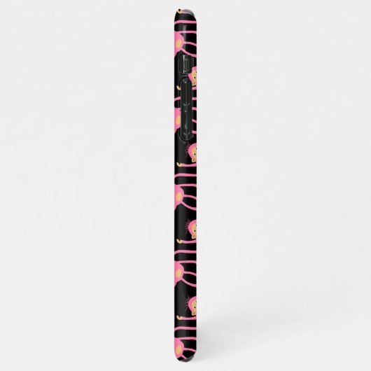 かわいい小さなサル iPhoneケース (左側)