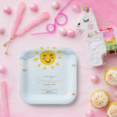 かわいい小さなサンシャインベイビーシャワー ペーパープレート (パーティー)