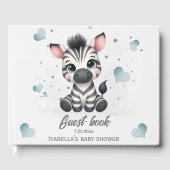 かわいい小さなシマウマ ゲストブック (正面)