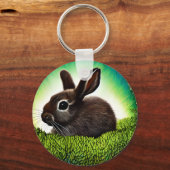 かわいい小さなストーリーブックバニー キーホルダー (正面)