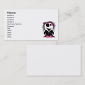 かわいい小さなゾンビガーリー 名刺 (正面/裏面)