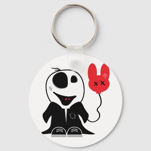 かわいい小さなゾンビ男 キーホルダー (正面)