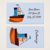 かわいい小さなタグボートサンダーコーブ (正面&裏面)