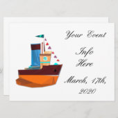 かわいい小さなタグボートサンダーコーブ (正面/裏面)