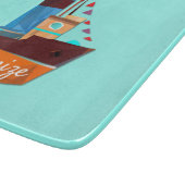 かわいい小さなタグボートサンダーコーブ カッティングボード (角)