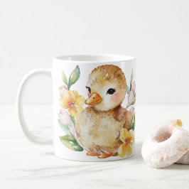 かわいい小さなダッキー(アヒルちゃん) コーヒーマグカップ