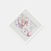 かわいい小さなドラゴンエッグペーパーナプキン スタンダードカクテルナプキン (角)