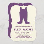 かわいい小さなドレス 招待状 (正面/裏面)