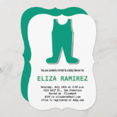 かわいい小さなドレス 招待状 (正面/裏面)