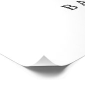 かわいい小さなナゲット女の子の赤ちゃんシャワー歓迎サイン ポスター (コーナー)