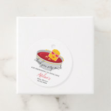 かわいい小さなナゲット鶏ナゲット女の子ベビーシャワー