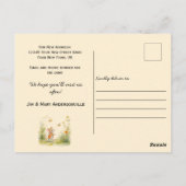 かわいい小さなネズミ引っ越しました | ポストカード (裏面)