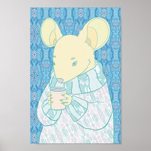 かわいい小さなネズミ ポスター (正面)