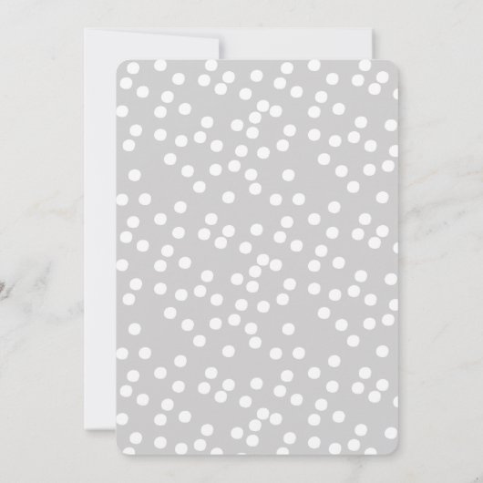 かわいい小さなネズミ – 男の子の誕生日パーティー 招待状 (裏面)