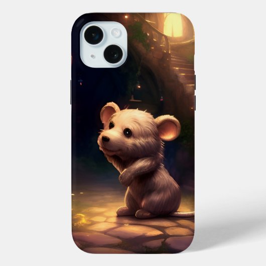 かわいい小さなネズミ Case-Mate iPhoneケース (裏面)