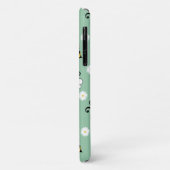 かわいい小さなハチとデイジーの花のパターン Case-Mate iPhoneケース (裏面/左)