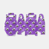 かわいい小さなハチのパターン水の色ベビーシャワー フェイバーボックス (折り畳みなし)