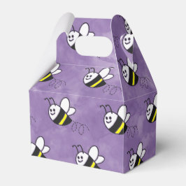 かわいい小さなハチのパターン水の色ベビーシャワー フェイバーボックス