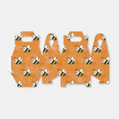 かわいい小さなハチのパターン水の色ベビーシャワー フェイバーボックス (折り畳みなし)