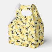 かわいい小さなハチのパターン フェイバーボックス (裏面サイド)