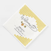 かわいい小さなハチ蜂ハニカムベイビーシャワー (コーナー)