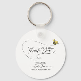 かわいい小さなハチ赤ちゃんシャワーキーチェーン キーホルダー