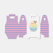 かわいい小さなハッチチキンベビーシャワー フェイバーボックス (折り畳みなし)