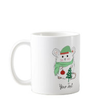 かわいい小さなハムスターのメリークリスマス