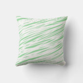 かわいい小さなハムスターホワイトグリーン クッション (裏面)