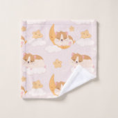 かわいい小さなハムスター3パターン バスタオルセット (ウォッシュタオル)