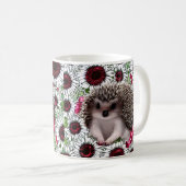 かわいい小さなハリネズミ コーヒーマグカップ (正面右)