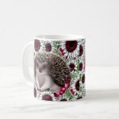 かわいい小さなハリネズミ コーヒーマグカップ (正面左)