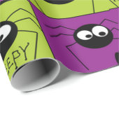 かわいい小さなハロウィンクモ ラッピングペーパー (ロールコーナー)