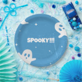 かわいい小さなハロウィーンのブー幽霊 ペーパープレート (パーティー)