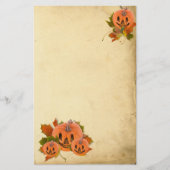 かわいい小さなハロウィーンカボチャ 便箋 (正面)