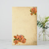 かわいい小さなハロウィーンカボチャ 便箋 (スタンド正面)