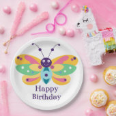 かわいい小さなバグ ペーパープレート (パーティー)