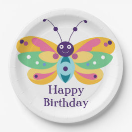 かわいい小さなバグ ペーパープレート