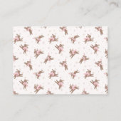 かわいい小さなバニーの本でベビー囲い エンクロージャーカード (裏面)