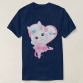 かわいい小さなバニーの水彩おもしろい引用文 Tシャツ (デザイン正面)