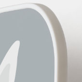 かわいい小さなバニーパーソナライズされたウサギ ピックルボールラケット (左詳細)