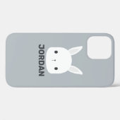 かわいい小さなバニーパーソナライズされたウサギ Case-Mate iPhoneケース (裏面 (横))