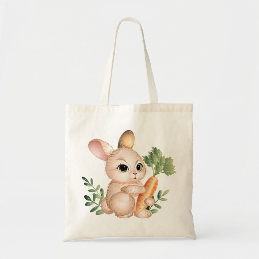 かわいい小さなバニー トートバッグ (正面)