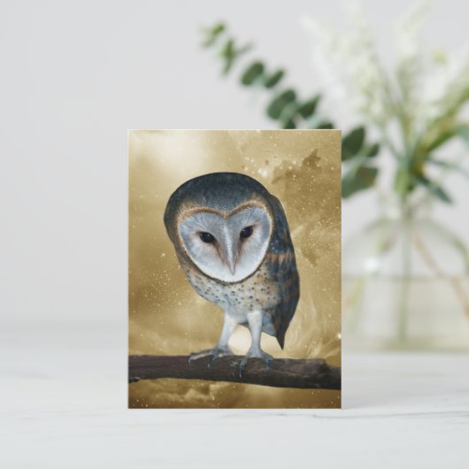 かわいい小さなバーンドウルファンタジー ポストカード (スタンド正面)