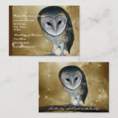 かわいい小さなバーンドウルファンタジー 名刺 (正面/裏面)