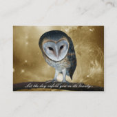 かわいい小さなバーンドウルファンタジー 名刺 (裏面)