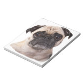かわいい小さなパグ ノートパッド (回転)