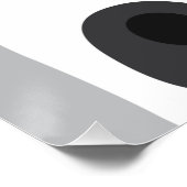 かわいい小さなパンダのクマパーソナライズされたの名前ポスト ポスター (コーナー)