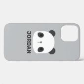 かわいい小さなパンダのクマパーソナライズされた名 Case-Mate iPhoneケース (裏面 (横))